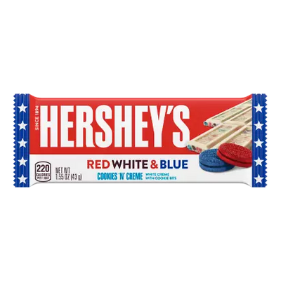 Hershey’s - Cookies 'n' Crème Red White & Blue 36 Gram