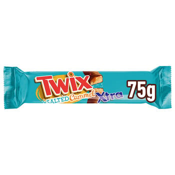Twix - Salted Karamel Extra 75 Gram 24 Pieces
