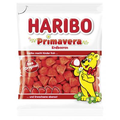 Haribo - Primavera Strawberries 175 Gram