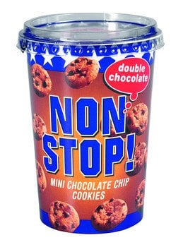 Nonstop! Double Chocolate Mini Chocolate Chip Cookies 125 Gram 8 Pieces