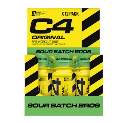 C4 - Energy Shot Sour Batch Bros 60ml 12 Pièces