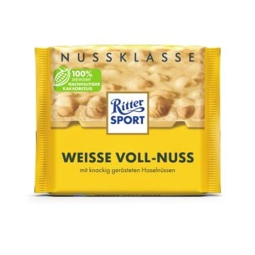 Ritter Sport - Weisse Voll-Nuss 100 Grammes
