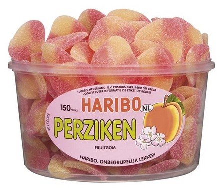 Haribo Silo Perziken 150 Stuks 1350 Gram