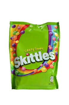 Skittles - Crazy Sours 152 Gram 15 Stück