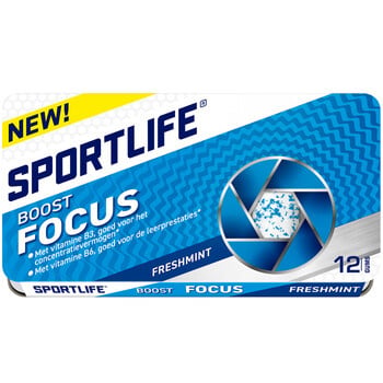 Sportlife - Boost Focus Freshmint 24 Pieces