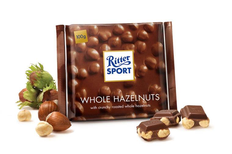 Ritter sport chocolade met noten, Ritter sport noten, ritter sport bestellen