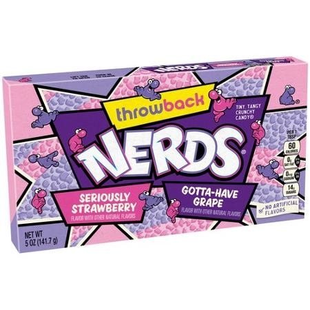 Wonka, Nerds, Throwback, Grape, Strawberry,