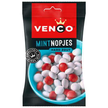 Venco - Mintnopjes 120 Gram 12 Pieces