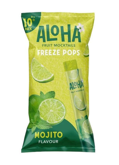 Aloha Mocktail – Mojito-Eis am Stiel, 10er-Packung