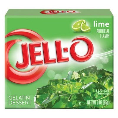Jell-O - Lime Gelatin 85 Gram