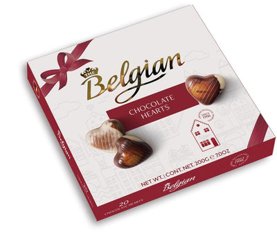 The Belgian Pralines - Hartjes Giftbox 200 Gram