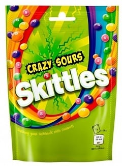 Skittles - Crazy Sours Bonbons 152 Gramm