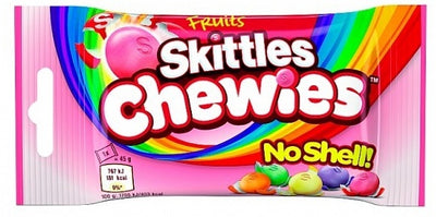 Skittles - Fruchtkaugummis, Einzelpackung, 45 Gramm