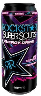 Rockstar - Blue Raspberry 500ml 12 Stuks