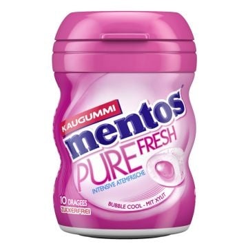 Mentos - Chewing-gum Pure Fresh Bubble Cool 20 grammes