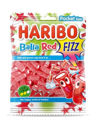 Haribo - Balla Red Fizz 70 Gram