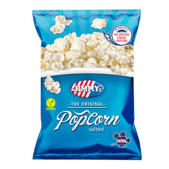 Jimmy's - Popcorn Salted 80 Gram 12 Stück