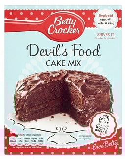 Betty Crocker - Devils Food Cake Mix 425 Gram (UK)