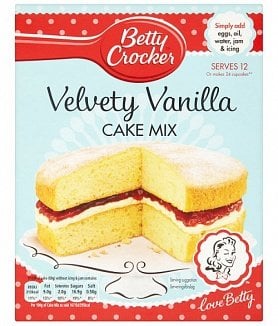 Betty Crocker - Samtige Vanille-Kuchenmischung