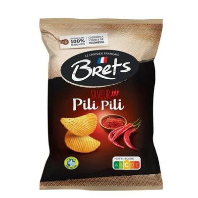 Brets - Pili Pili Chips 125 Gram 10 Pieces