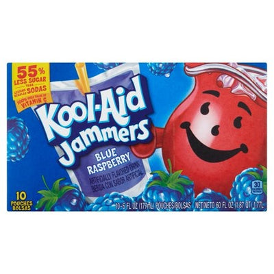 Kool-Aid - Jammers Blue Raspberry 177ml 10-pack