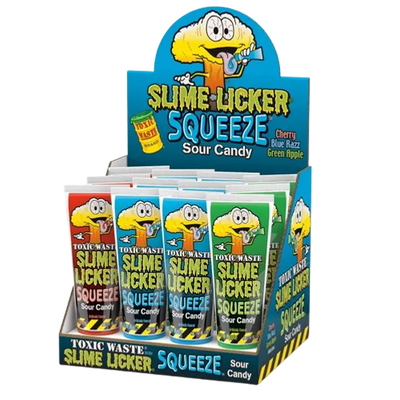 Toxic Waste - Slime Licker Squeeze 70 Gram 12 Stück (Halal)