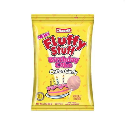 Charms - Fluffy Stuff Geburtstagskuchen Zuckerwatte 60 Gramm