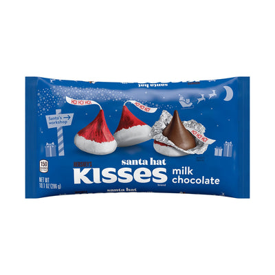 Hershey's - Santa Hat Kisses Milk Chocolate 286 Gram