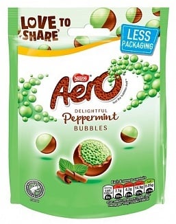 Nestlé - Aero Pfefferminz-Blasen 92 Gramm