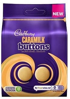 Cadbury - Caramilk Buttons 90 Gramm