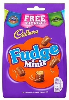 Cadbury - Fudge Bites 120 Gramm