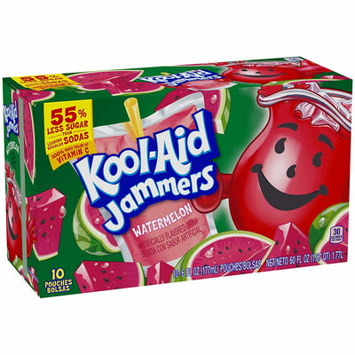 Kool-Aid - Jammers Watermelon Flavored Drink 10-pack