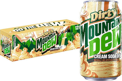 Mountain Dew - Dirty Cream Soda 355ml 12 Blikjes
