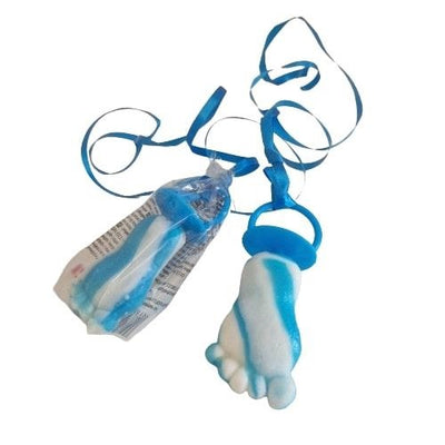Blauer und weißer Schnuller, 1 Stück