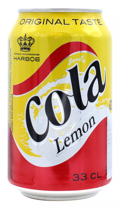 Harboe - Cola Lemon 330ml 24 Canettes