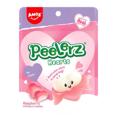 Amos - Peelerz Gummy Hearts 65 Gram