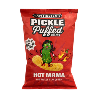 Van Holtens - Pickled Puffed Snacks Hot Mama 50 Gram
