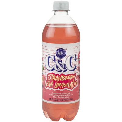 C&C Soda – Erdbeer-Kiwi-Limonade, 710-ml-Flasche
