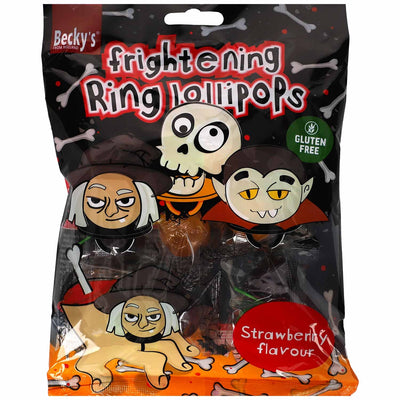 Becky's - Gruselige Ring-Lollis, 90 Gramm