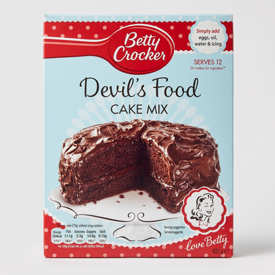 Betty Crocker - Devils Food Cake Mix 425 Gram (UK)