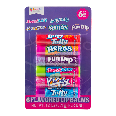 Assorted Candy Shop Lip Balm 6-Pack