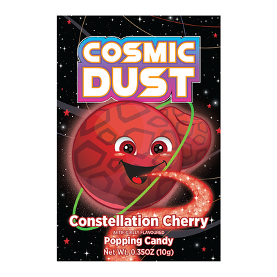 Cosmic Dust - Constellation Cherry Popping Candy 10 Gram 32 Stück