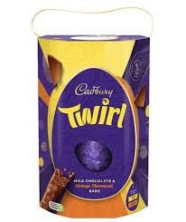 Cadbury -Twirl Orange Special Gesture Egg 241 Gramm