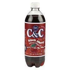 C&C Soda – Schwarzkirsche, 710 ml Flasche
