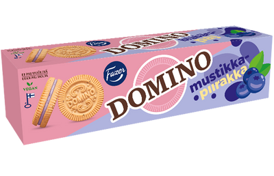 Fazer - Domino Blueberry Pie Sandwich Biscuit 175 Gram