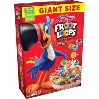 Kellogg's - Froot Loops Riesenpackung 765 Gramm