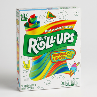 Fruit Roll-Ups Tropical Tie Dye 141 Gram