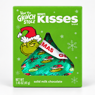 Hershey's - Kisses Grinch 41 Gram