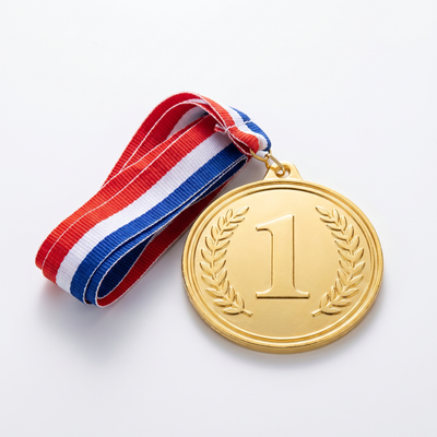 Schokolade Medaille NR1 + Lint