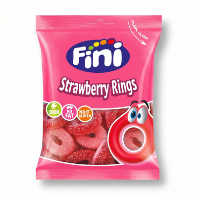Fini - Halal Strawberry Rings 75 Gram
